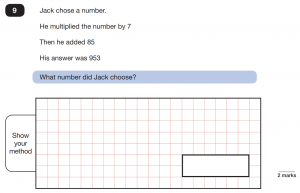 Reasoning Paper Year 6 SATs