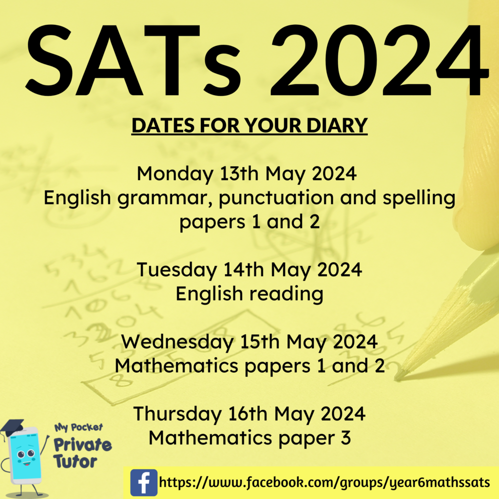 Year 6 SATs 2024 dates