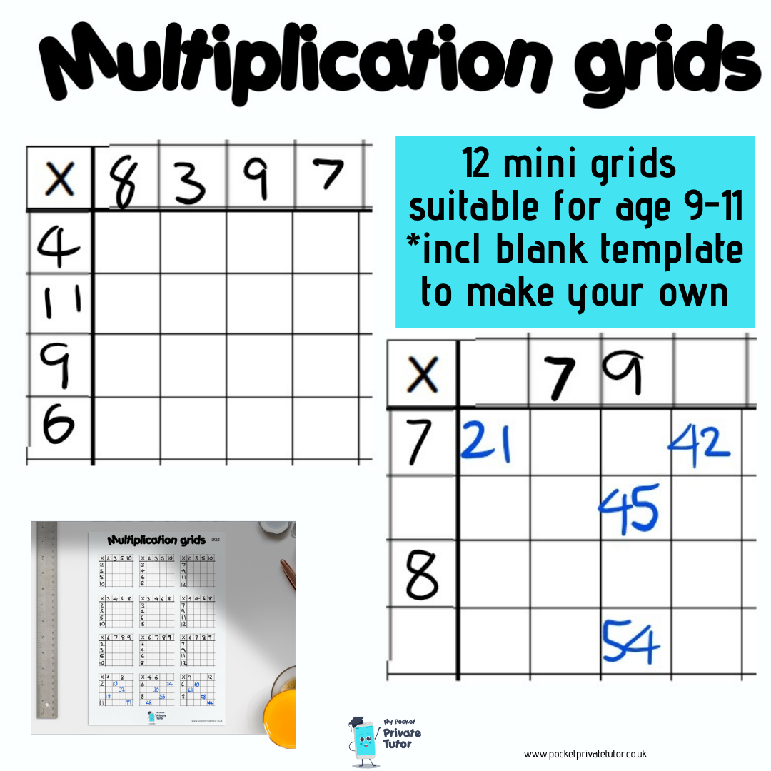 homework grids year 5