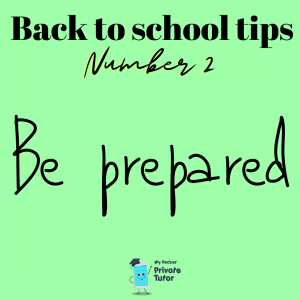 Year 6 tip preparation