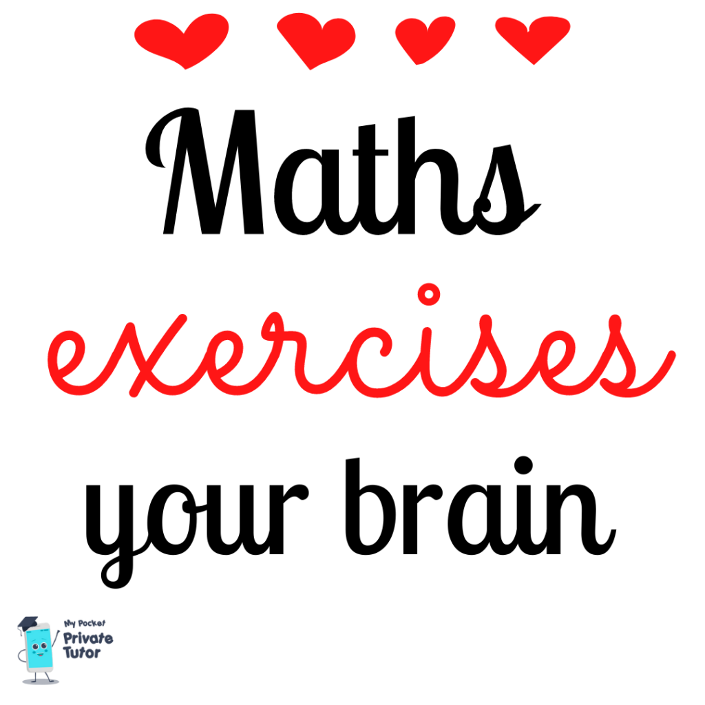 Being in love with maths exercises your brain