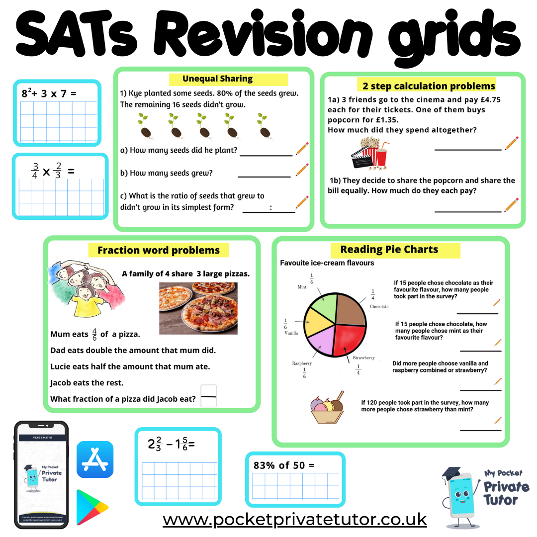 sats revision and homework tasks